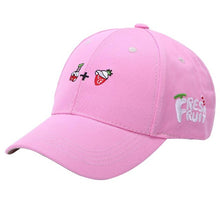 FRESH FRUIT Printing baseball cap woman 2017 Summer Women Fruit Embroidered ccasquette femme Hat Adjustable Cap