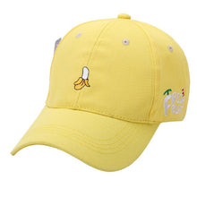 FRESH FRUIT Printing baseball cap woman 2017 Summer Women Fruit Embroidered ccasquette femme Hat Adjustable Cap