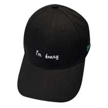 Fashion i'm busy Letters Printing Caps Women Men Couple Embroidery Baseball Unisex Hip Hop Flat Hat high quality Snapback bone