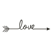 2016 Hot Selling Love Arrow Decal Living Room Bedroom Vinyl Wall Sticker home decor adesivo de parede #25