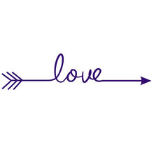 2016 Hot Selling Love Arrow Decal Living Room Bedroom Vinyl Wall Sticker home decor adesivo de parede #25