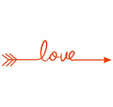 2016 Hot Selling Love Arrow Decal Living Room Bedroom Vinyl Wall Sticker home decor adesivo de parede #25