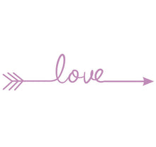 2016 Hot Selling Love Arrow Decal Living Room Bedroom Vinyl Wall Sticker home decor adesivo de parede #25