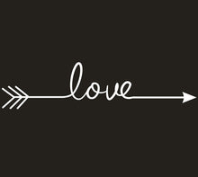 2016 Hot Selling Love Arrow Decal Living Room Bedroom Vinyl Wall Sticker home decor adesivo de parede #25