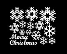 Wall Window Stickers Snowflake Christmas Xmas Vinyl Art Decoration Decals Christmas decoration navidad natal adesivo de parede
