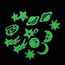 Wall Sticker Ceiling Decal Home Decor Cosmos Novelty Noctilucent Luminous Plastic