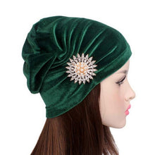 Women Cancer Hats For Women with Beanie Turban Head Wrap Cap Velvet Headwear Bandana headscarf Tichel