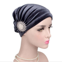 Women Cancer Hats For Women with Beanie Turban Head Wrap Cap Velvet Headwear Bandana headscarf Tichel
