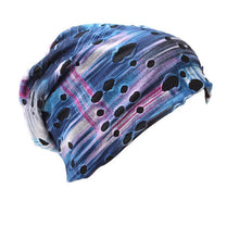 2017 New Arrival Winter Women Hat Ruffle Hat Beanie Scarf Turban Head Wrap Holes Cap
