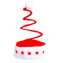 2017 Christmas Party Santa Hat Red Cap for Santa Claus Costume New Funny Hoop Printed beanie Winter Warm Gorros Gifts