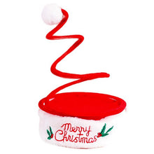 2017 Christmas Party Santa Hat Red Cap for Santa Claus Costume New Funny Hoop Printed beanie Winter Warm Gorros Gifts