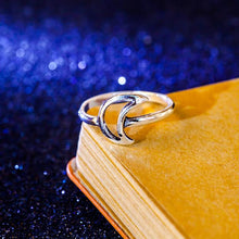 Simple Knot Open Adjustable Ring  for women