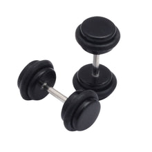 2X Acrylic Fake Cheater Ear Stretcher Expander Plug Tunnel Barbell Earrings
