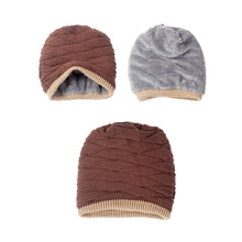 Men's Soft Lined Thick Knit Skull Cap Warm Winter Slouchy Beanies Hat
