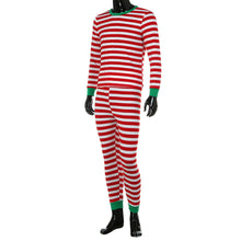 Men Family Matching Christmas  Pajamas Set  Blouse +Santa Striped Pants