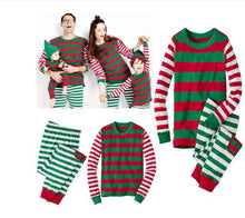 Women Family Matching Christmas  Pajamas Set  Blouse +Santa Striped Pants