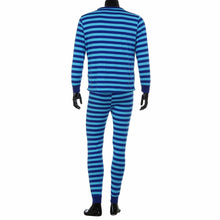 Mens Family Matching Christmas Pajamas Set Striped Blouse +Pants