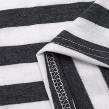 Mens Family Matching Christmas Pajamas Set Striped Blouse +Pants