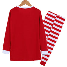 ManFamily Matching Christmas  Pajamas Set  Blouse +Santa Striped Pants