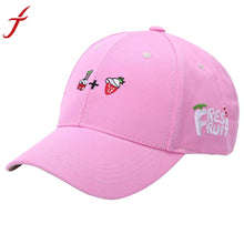 FRESH FRUIT Printing baseball cap woman 2017 Summer Women Fruit Embroidered ccasquette femme Hat Adjustable Cap