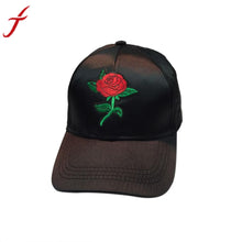 Rose Embroidery Baseball Cap Cool Men Women Caps Fashion Adjustable Couple Snapback Hip Hop Hats Floral Cap casquette homme Bone