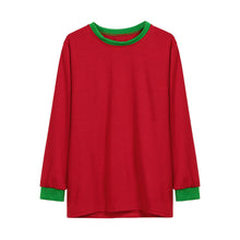 Man Family Matching Christmas  Pajamas Set  Blouse +Santa Striped Pants