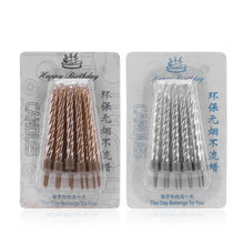 ABEDOE 10PCS Silver/Gold Thread Candle Birthday Party and Festival Supplies Lovely Birthday Candles for Kitchen Baking Gifts