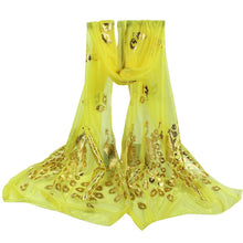 Women Lady Multi-color Peacock Flower Scarf Long Soft Wrap Shawl Stole Pashmina