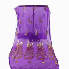 Women Lady Multi-color Peacock Flower Scarf Long Soft Wrap Shawl Stole Pashmina