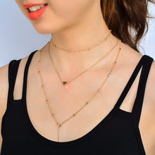 NEW Fashion Women Multilayer Love Heart Pendant Necklace Chain Jewelry