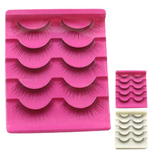 5 Pair Handmade  Natural  False Eyelashes