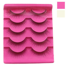 5 Pair Handmade  Natural  False Eyelashes