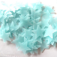 100PC Kids Bedroom Fluorescent Glow In The Dark Stars Wall Stickers