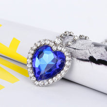 Crystal Heart Necklace For Women Romantic Fashion Classic Luxury Rhinestones