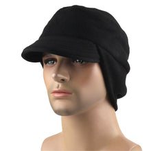 Windproof Cap Outdoor Warm Fleece Earflap Hat with Visor