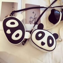 Women's Children Fashion Cute Panda Leather Handbag Crossbody Shoulder Bags