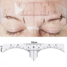 One-time Microblading Makeup Brow Measure Eyebrow Guide Ruler Permanent Tools