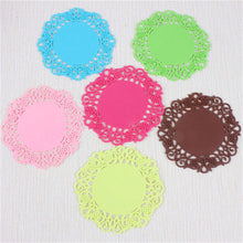 Lace Flower Doilies Silicone Coaster Tea Cup Mats Pad Insulation Placemat LAU