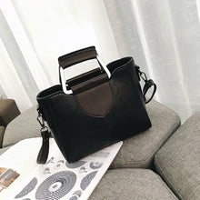 Women's Fashion Solid Color Leather Shoulder Bags With Corssbody Bag&Handbag