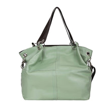 Fashion Women's Splice Leather Shoulder Bags With Corssbody Bag&Handbag